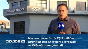 Mesmo com verba de R$ 9 milhões garantida, uso de câmeras corporais em PMs não avança em AL