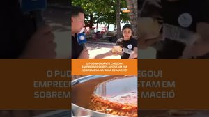 “Douçuras Confeitaria”: pudim gigante com calda é a nova sensação da orla 😋🌊 #FiqueAlerta