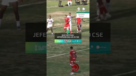 JEFERSON FAZ GRANDE DEFESA E IMPEDE O PRIMEIRO GOL DO CRB! 🧤 | CRB e CSE #Alagoano2026