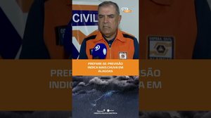 Atenção: previsão indica pancadas de chuva em Alagoas até amanhã #FiqueAlerta