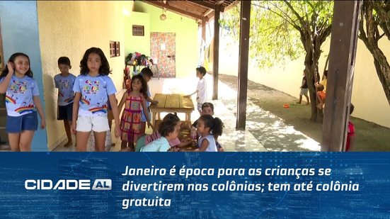 Janeiro é época para as crianças se divertirem nas colônias; tem até colônia gratuita