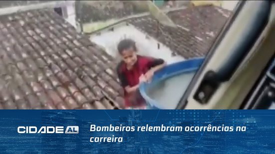 Bombeiros relembram ocorrências na carreira; corporação faz exposição no Maceió Shopping