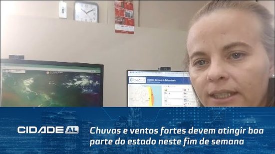 Alerta INMET: Chuvas e ventos fortes devem atingir boa parte do estado neste fim de semana