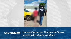 Homem é preso em São José da Tapera suspeito de estuprar as filhas menores de idade
