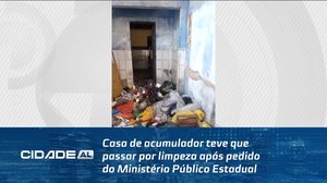 Casa de acumulador teve que passar por limpeza após pedido do Ministério Público Estadual