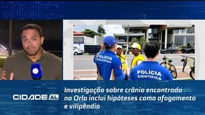 Investigação sobre crânio encontrado na Orla inclui hipóteses como afogamento e vilipêndio