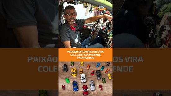 Carrinhos de brinquedo viram coleção e encantam passageiros #FiqueAlerta