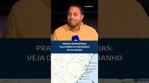 ⚠️Atenção: 21 trechos do litoral de AL estão impróprios para banho #CidadeAL