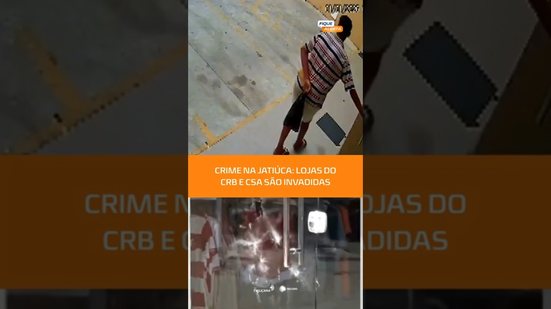 Lojas oficiais de CRB e CSA são alvo de criminosos na Jatiúca. #FiqueAlerts