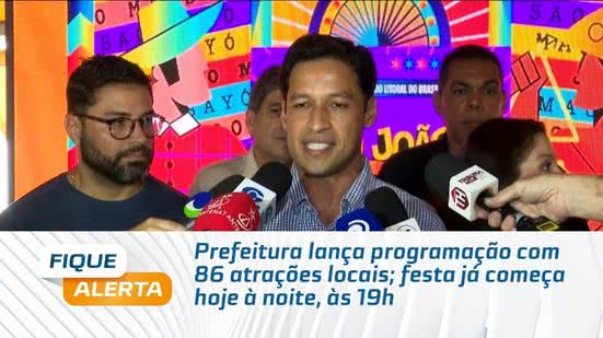 Prefeitura lança programação com 86 atrações locais; festa já começa hoje à noite, às 19h