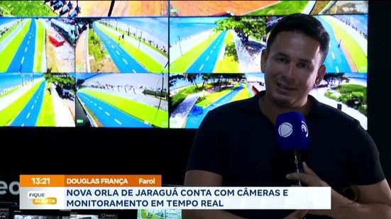 Nova orla de Jaraguá conta com câmeras e monitoramento em tempo real