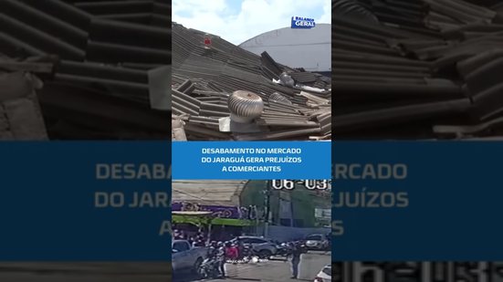 Medo e prejuízo após desabamento no Mercado do Jaraguá #BalançoGeralAL