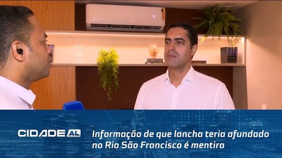 É trote! Informação de que lancha teria afundado no Rio São Francisco é mentira