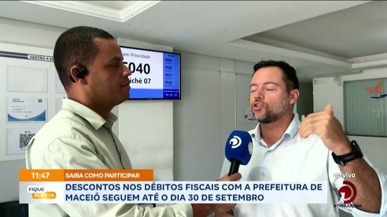 Descontos nos débitos fiscais com a prefeitura de Maceió seguem até o dia 30 de Setembro