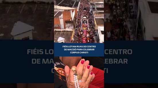 ⛪ Tapetes, procissão e muita fé: veja como ficou o Centro de Maceió durante Corpus Christi #CidadeAL