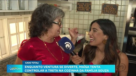 HORA DO VENTURA DE NATAL: Ventura e Maísa conhecem família “puro caos” no Litoral Norte