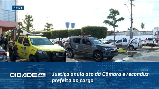 Em Rio Largo: Justiça anula ato da Câmara e reconduz prefeito ao cargo