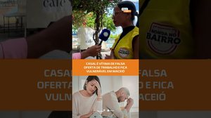 GOLPE: Casal sai do DF em busca de emprego e acaba em situação difícil em Maceió #FiqueAlerta