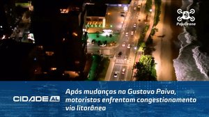 Após mudanças na Gustavo Paiva, motoristas enfrentam congestionamento via litorânea