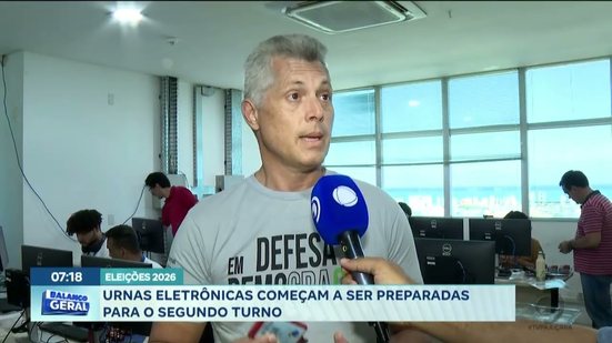 Urnas eletrônicas começam a ser preparadas para o segundo turno