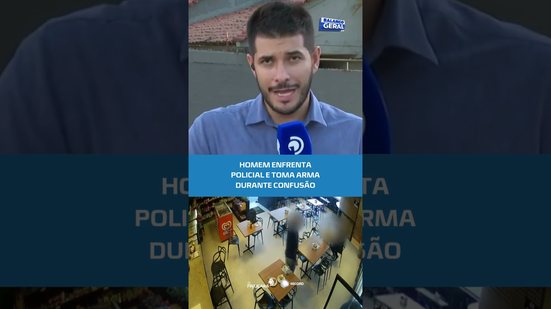 Momento de tensão: homem briga com policial em conveniência #BalançoGeralAL