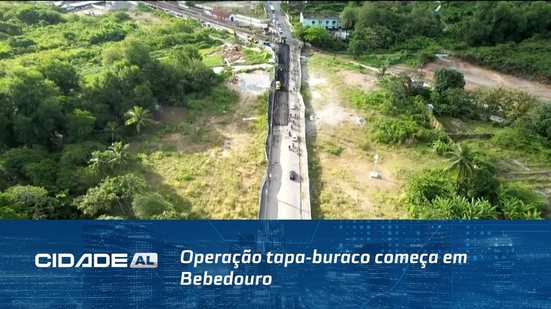 Operação tapa-buraco começa em Bebedouro, mas trânsito parado causa transtorno