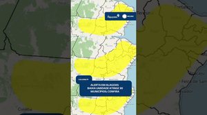 ⚠️ Inmet emite alerta de baixa umidade para 30 municípios de Alagoas #CidadeAL