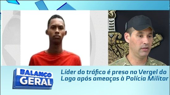 Líder do tráfico é preso no Vergel do Lago após ameaças à Polícia Militar