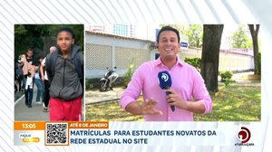 Estudantes novatos da rede estadual podem fazer a matrícula a partir de segunda-feira para 2026