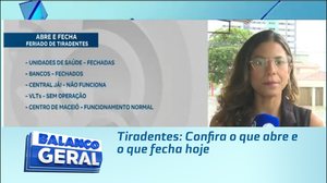 Tiradentes: Confira o que abre e o que fecha hoje
