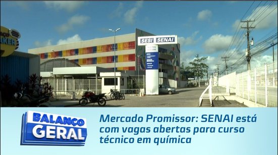 Mercado Promissor: SENAI está com vagas abertas para curso técnico em química