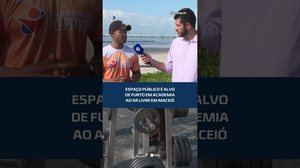 Furto é registrado em academia pública durante a madrugada em Maceió #CidadeAL