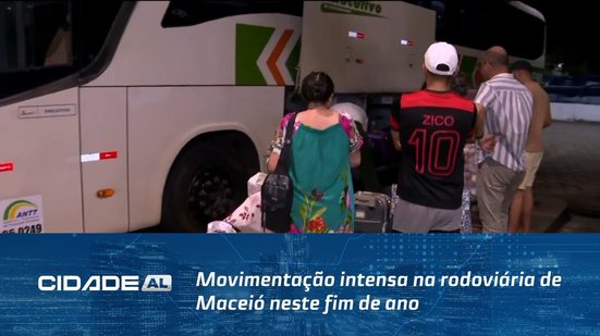Movimentação intensa na rodoviária de Maceió neste fim de ano