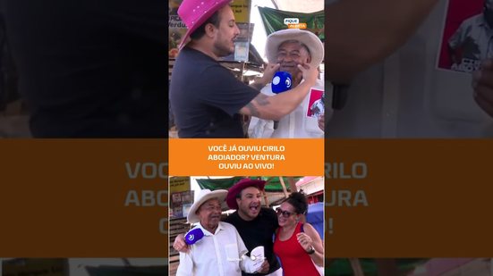 🎤Cirilo Aboiador solta a voz na Feira do Cleto #FiqueAlerta