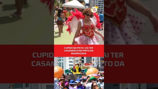 💘 Cupido na pista: será que vai ter casamento no Pinto da Madrugada? #CarnavalPajuçara