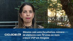 Mesmo com voto facultativo, número de eleitores com 70 anos ou mais cresce 170º em Alagoas