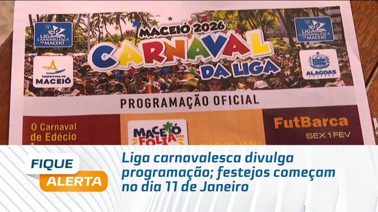 Liga carnavalesca divulga programação; festejos começam no dia 11 de Janeiro