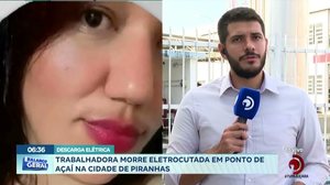 Trabalhadora morre eletrocutada em ponto de açaí na cidade de Piranhas