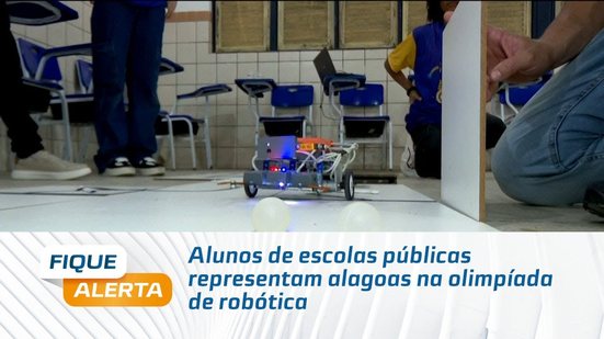 Alunos de escolas públicas representam alagoas na olimpíada de robótica