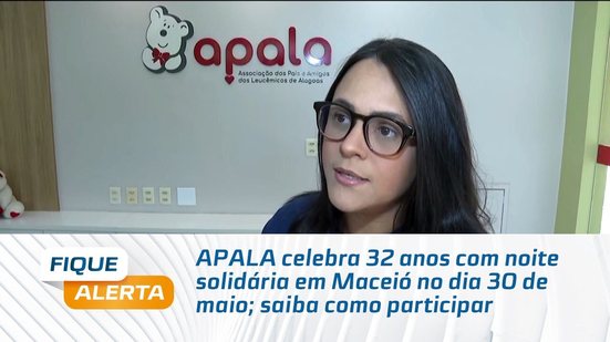 APALA celebra 32 anos com noite solidária em Maceió no dia 30 de maio; saiba como participar