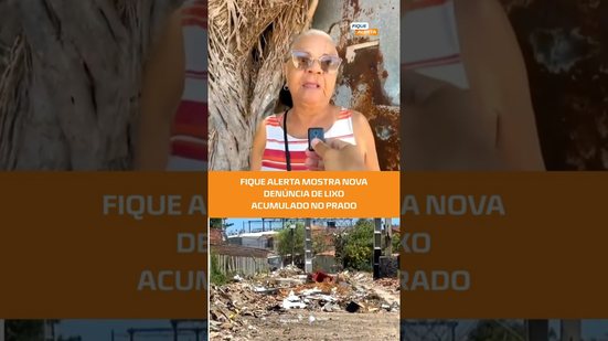 Moradores denunciam falta de coleta de lixo em rua do Prado #FiqueAlerta