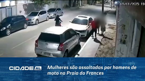 Suspeitos Fugiram: Mulheres são assaltadas por homens de moto na Praia do Frances