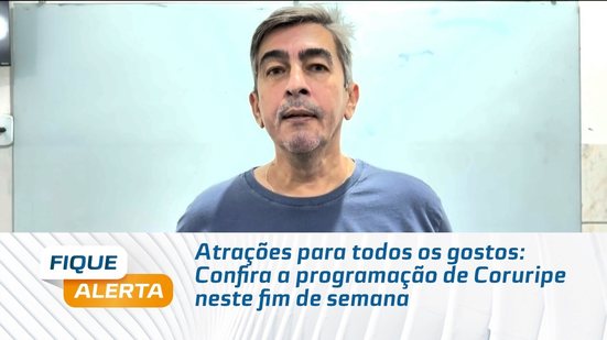 Atrações para todos os gostos: Confira a programação de Coruripe neste fim de semana