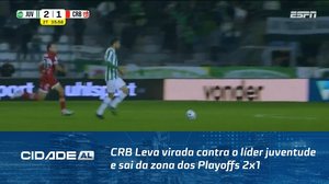 CRB Leva virada contra o líder juventude e sai da zona dos Playoffs 2x1