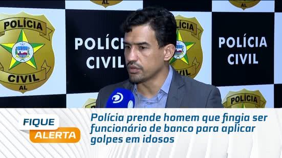 Polícia prende homem que fingia ser funcionário de banco para aplicar golpes em idosos