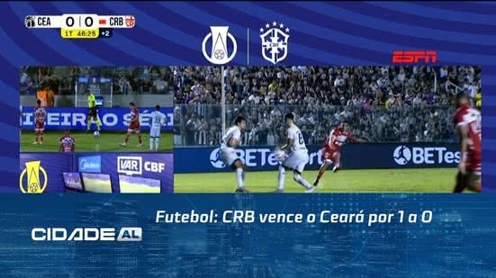 Futebol: CRB vence o Ceará por 1 a 0