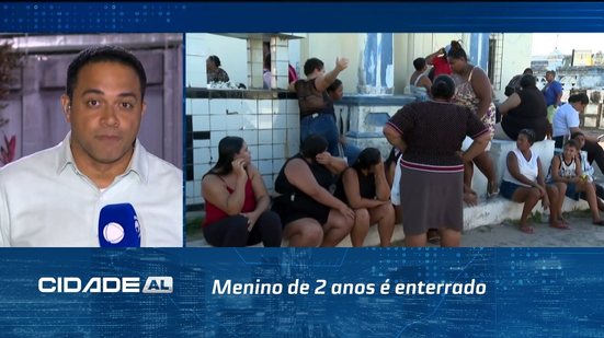 Menino de 2 anos é enterrado; corpo de motorista que atropelou criança é liberado pelo IML