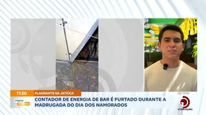 Contador de energia de bar é furtado durante a madrugada do dia dos namorados