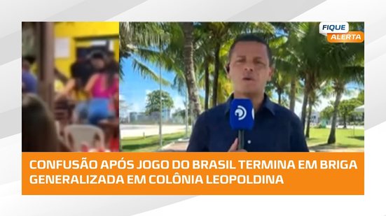 #FiqueAlerta | Eliminação do Brasil termina em pancadaria em clube de Colônia Leopoldina