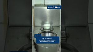🚻 Usuários reclamam da falta de limpeza e conservação em banheiros públicos #CidadeAL